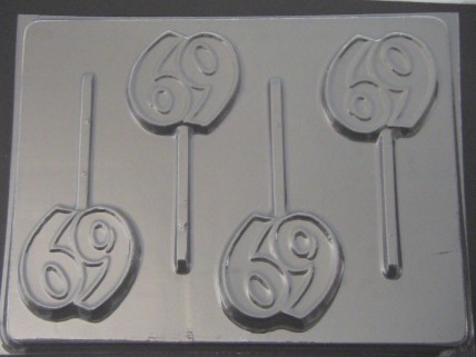 169x 69 Chocolate or Hard Candy Lollipop Mold